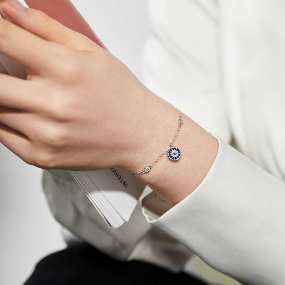 [AURORA]Devil's Eye Round Shape Bracelet