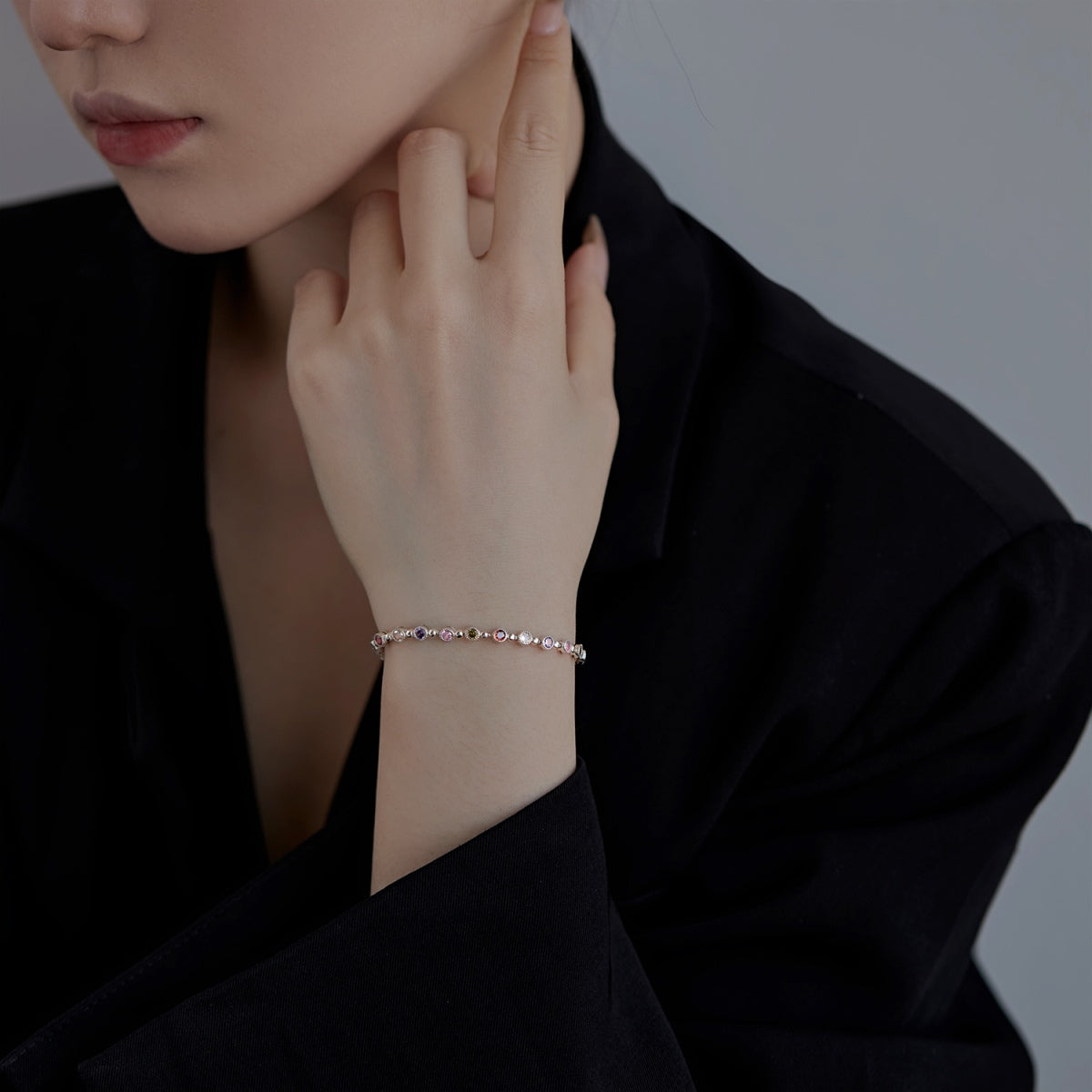 [AURORA]Sparkling Exquisite Round Cut Party Bracelet