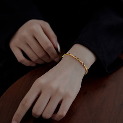 [AURORA]Sparkling Exquisite Round Cut Party Bracelet