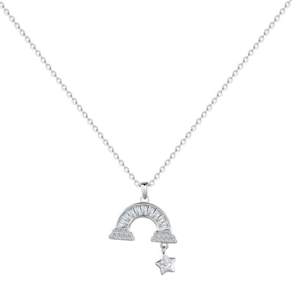 [AURORA]Unique Rainbow Star Necklace