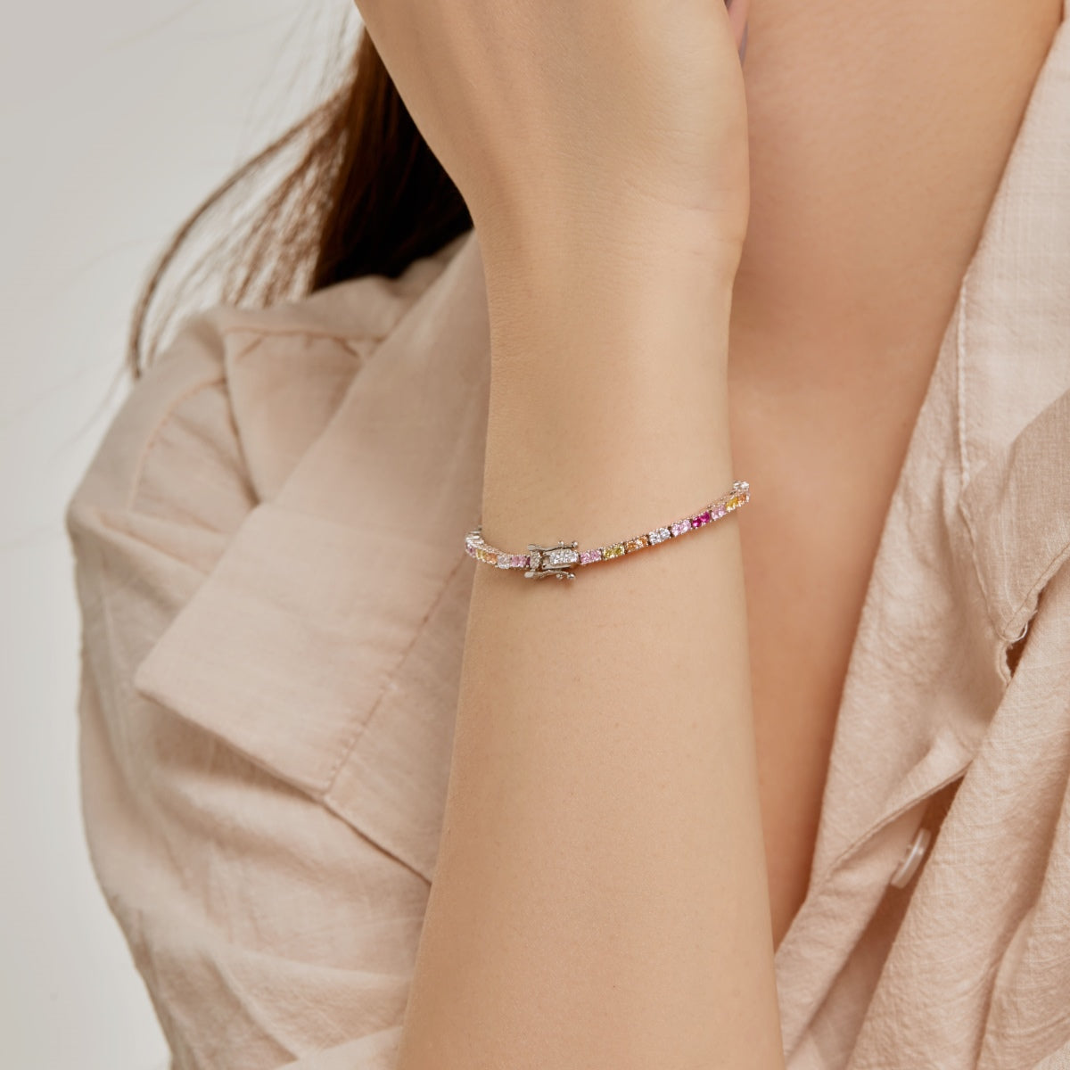 [AURORA]Delicate Romantic Heart Shape Lover Bracelet