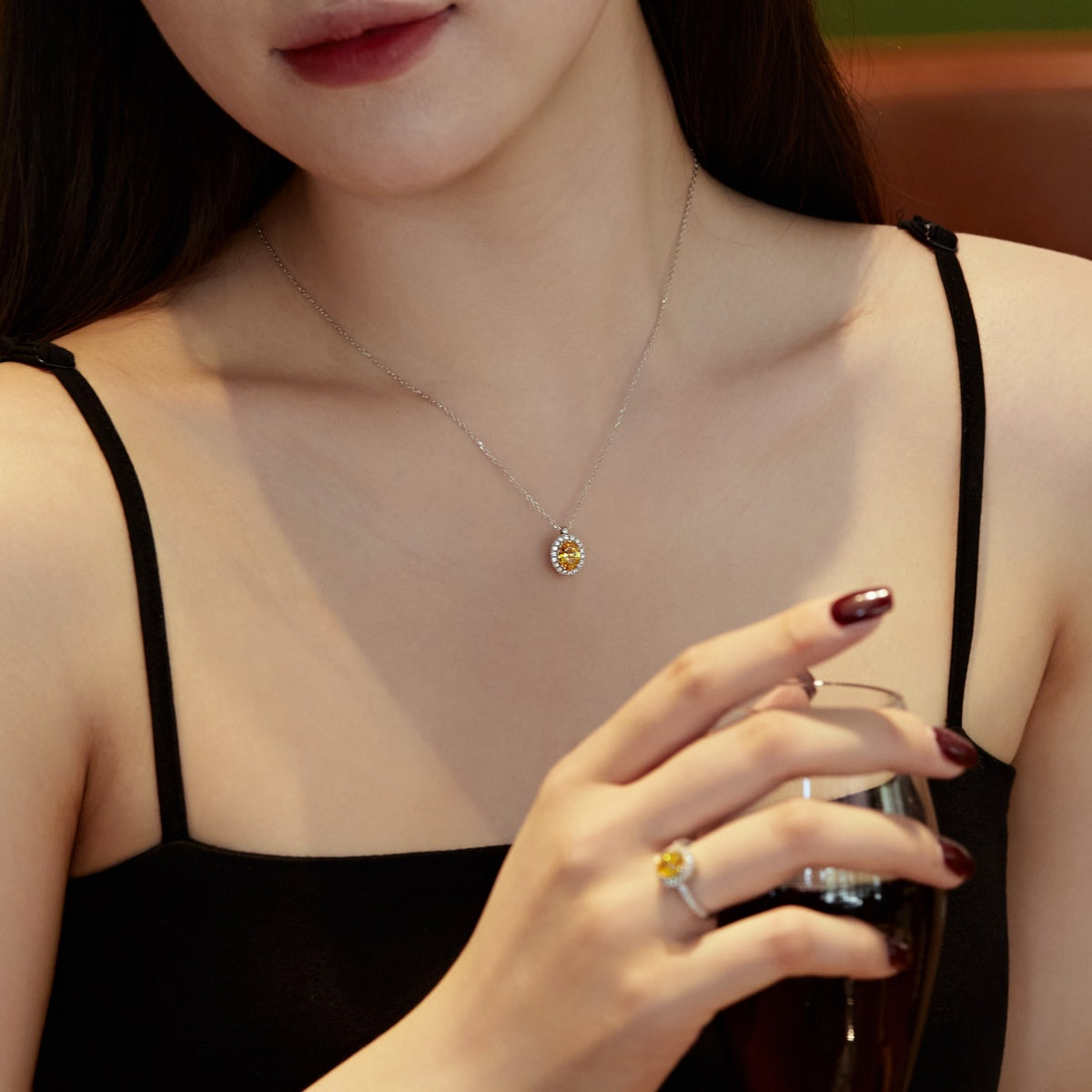 [AURORA]Delicate Unique Oval Cut Daily Earrings