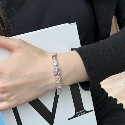 [AURORA]Delicate Colorful Multi Cut Party Bracelet