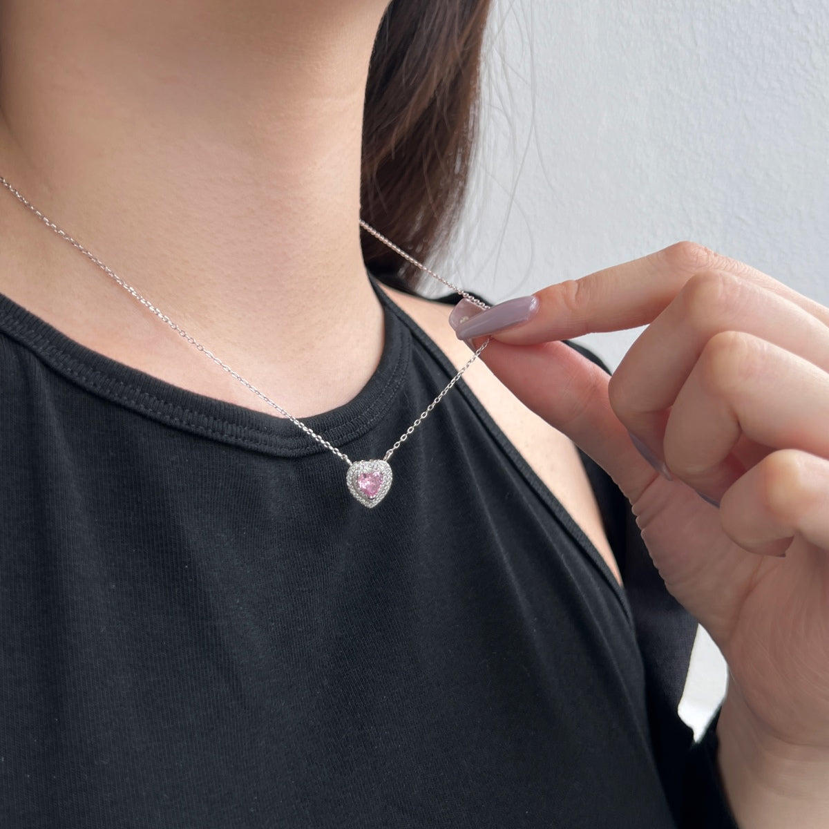 [AURORA]Exquisite Heart Shape Necklace