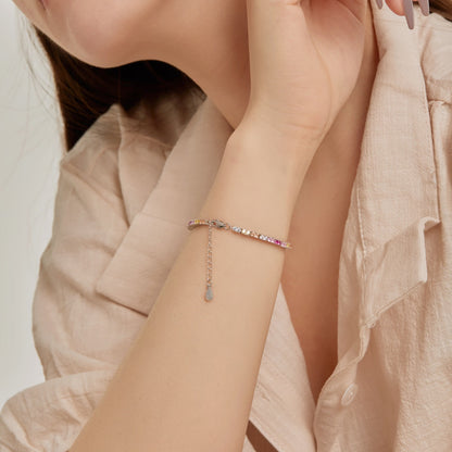 [AURORA]Delicate Romantic Heart Shape Lover Bracelet