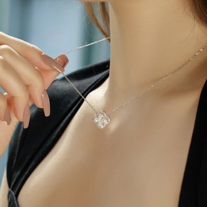 [AURORA]Spliced Lucky Four-Leaf Clover Versatile Necklace