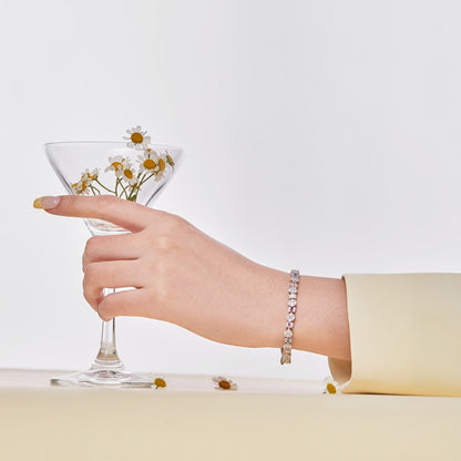 [AURORA]Dazzling Radiant Multi Cut Daily Bracelet