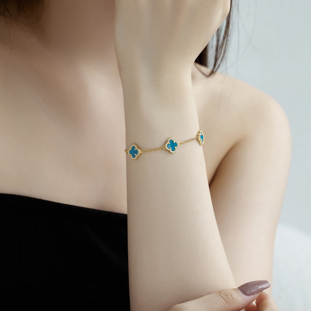 [AURORA]四つ葉のクローバー エクスクルーシブブレスレット