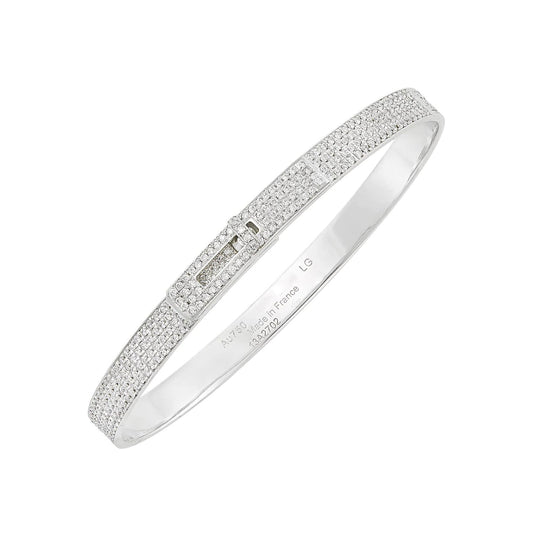 [AURORA]HM KELLY ARMBAND AUS SILBER MIT VOLLSTÄNDIGEM PAVE-DIAMANT