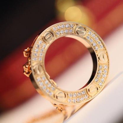 [AURORA]LOVE NECKLACE ADJUSTABLE ROSE GOLD