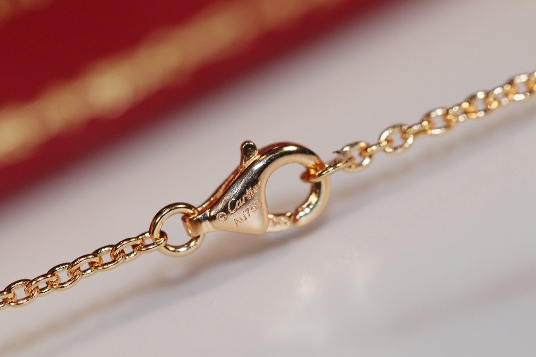 [AURORA]LOVE HALSKETTE ROTGOLD UND SILBER 