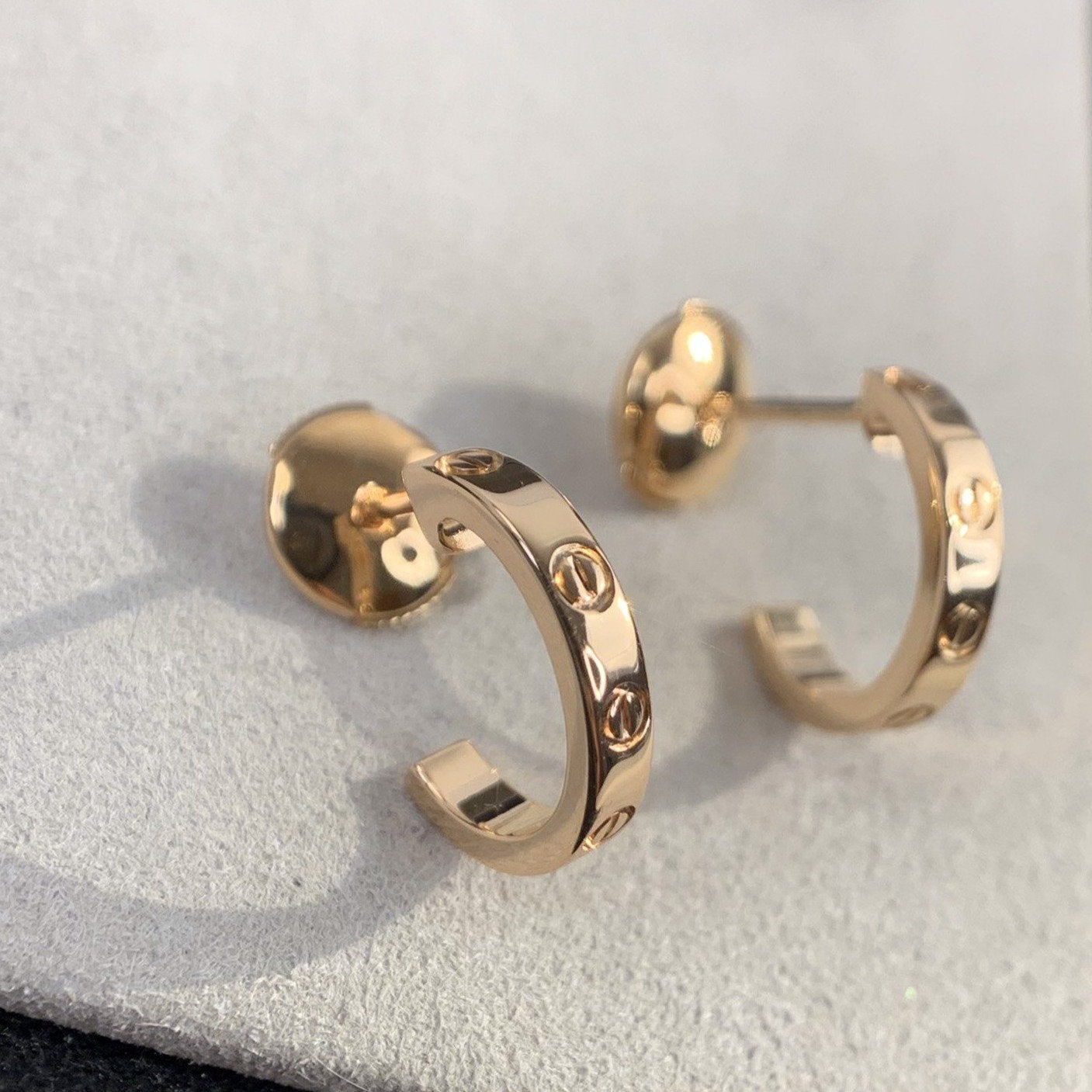 [AURORA]LOVE OHRRINGE 2,65MM ROTGOLD 