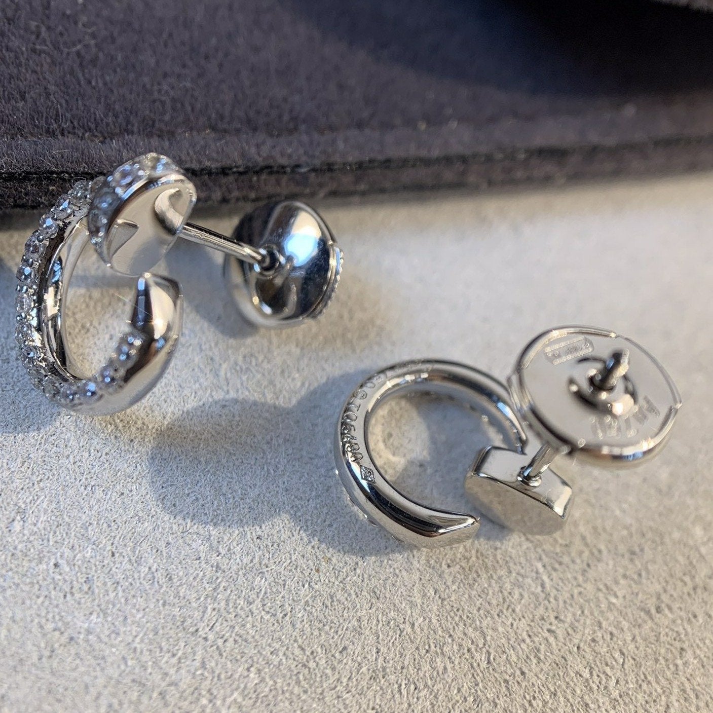[AURORA]JUSTE OHRRINGE SILBER DIAMANTEN 