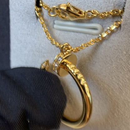 [AURORA]JUSTE HALSKETTE GOLD 