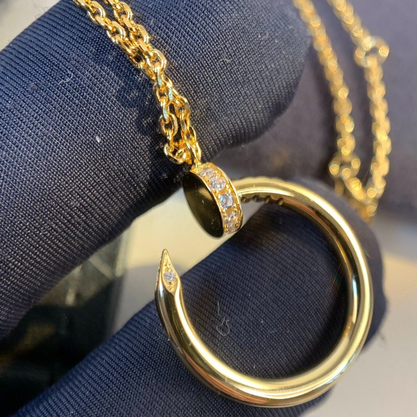 [AURORA]JUSTE HALSKETTE GOLD 