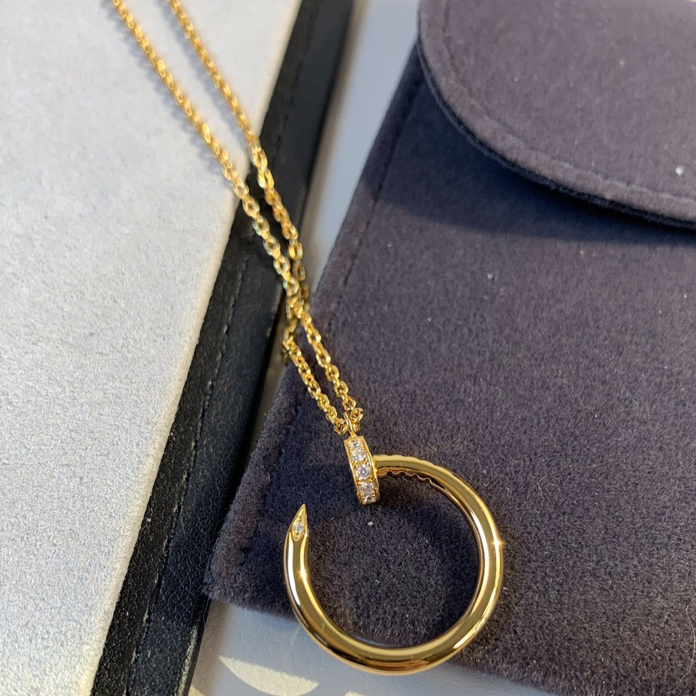 [AURORA]JUSTE HALSKETTE GOLD 