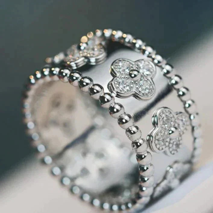 [basloveJW]KLEEBLATT-KALEIDOSKOP-RING 10MM