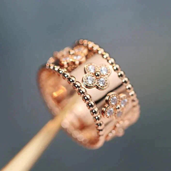 [basloveJW]KLEEBLATT-KALEIDOSKOP-RING 10MM