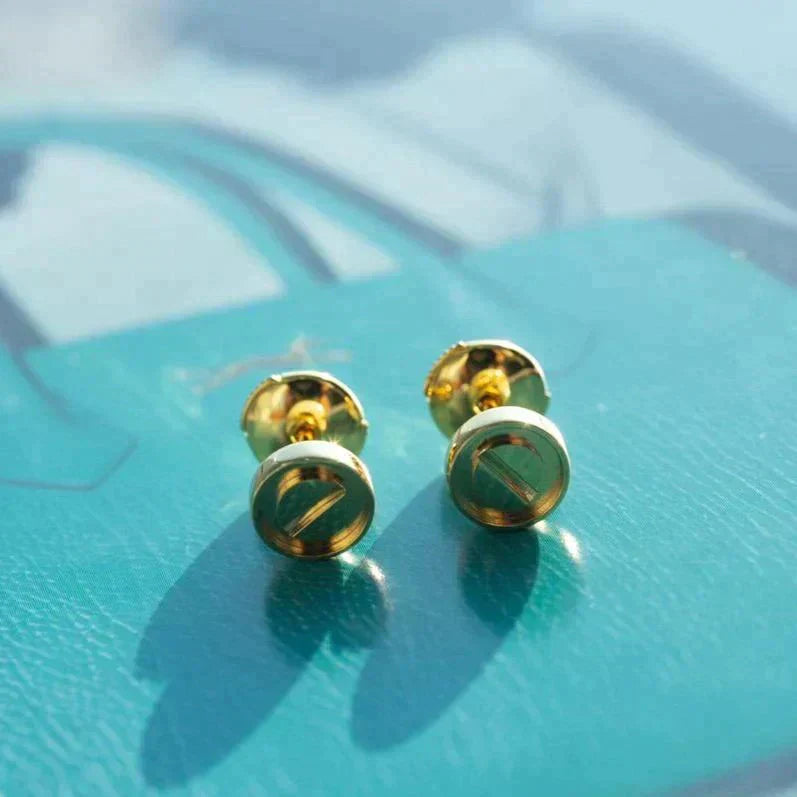 [AURORA]LOVE EARRINGS GOLD 10MM