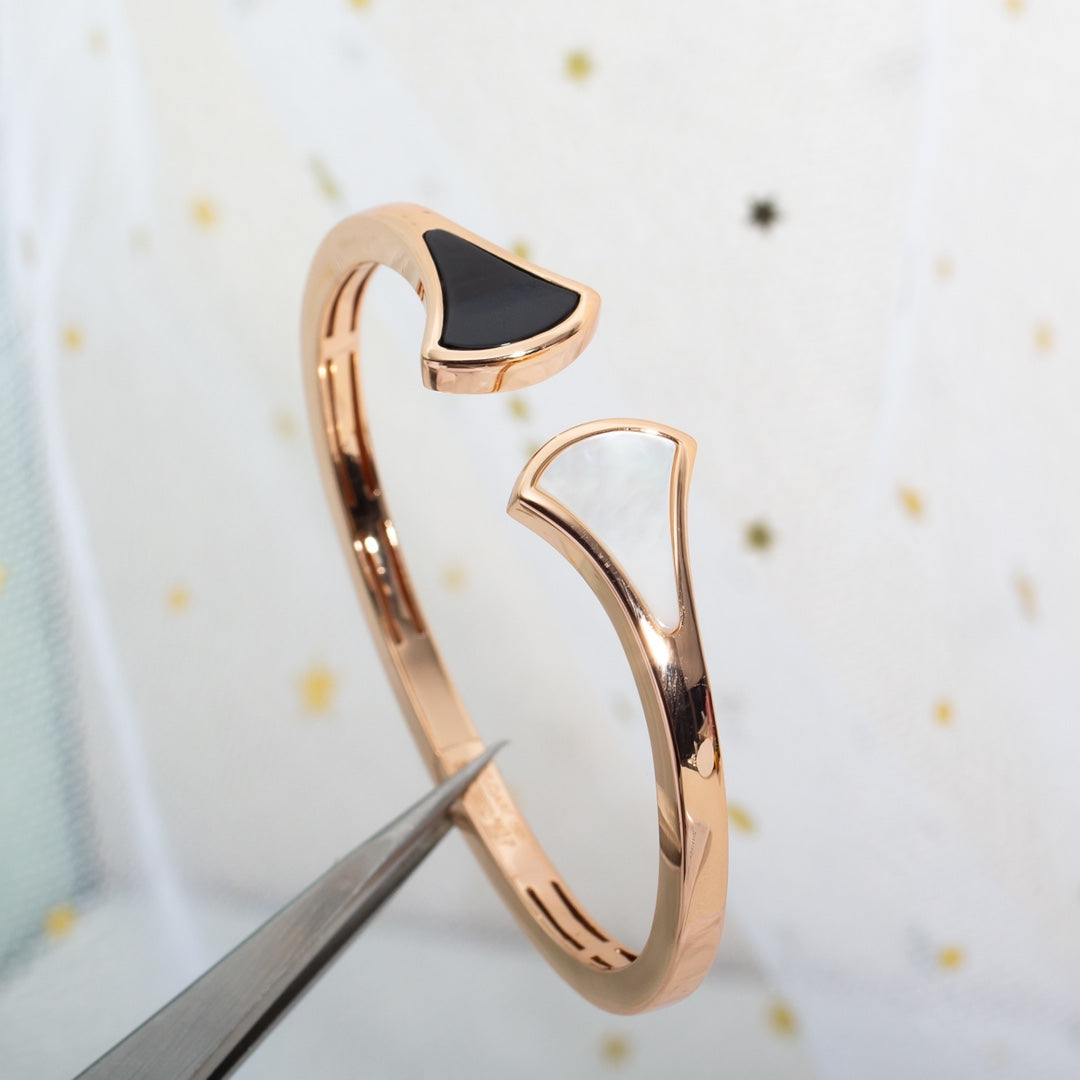 [AURORA]DREAM BRACELET OPEN PINK GOLD MOP