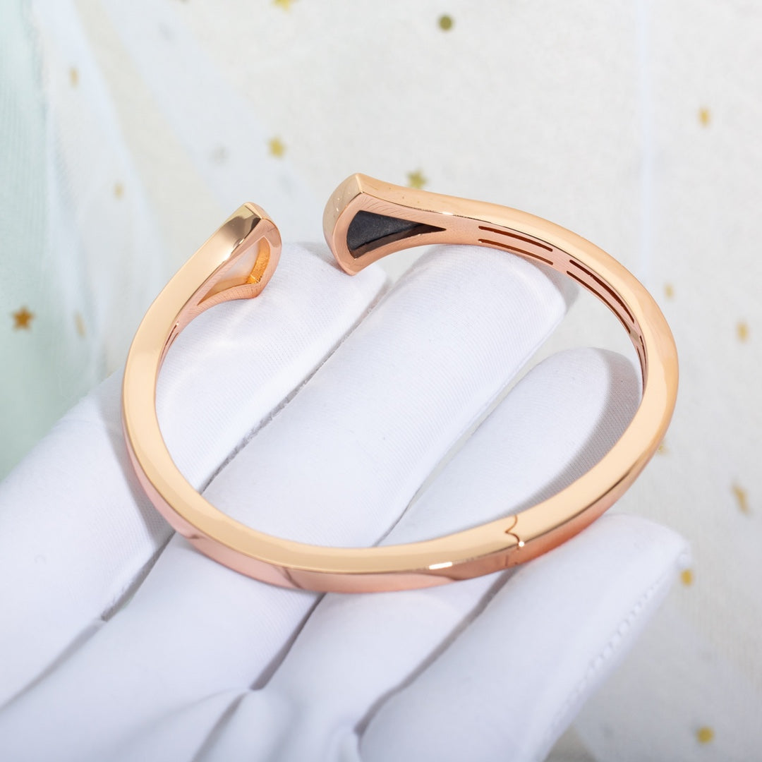 [AURORA]DREAM BRACELET OPEN PINK GOLD MOP