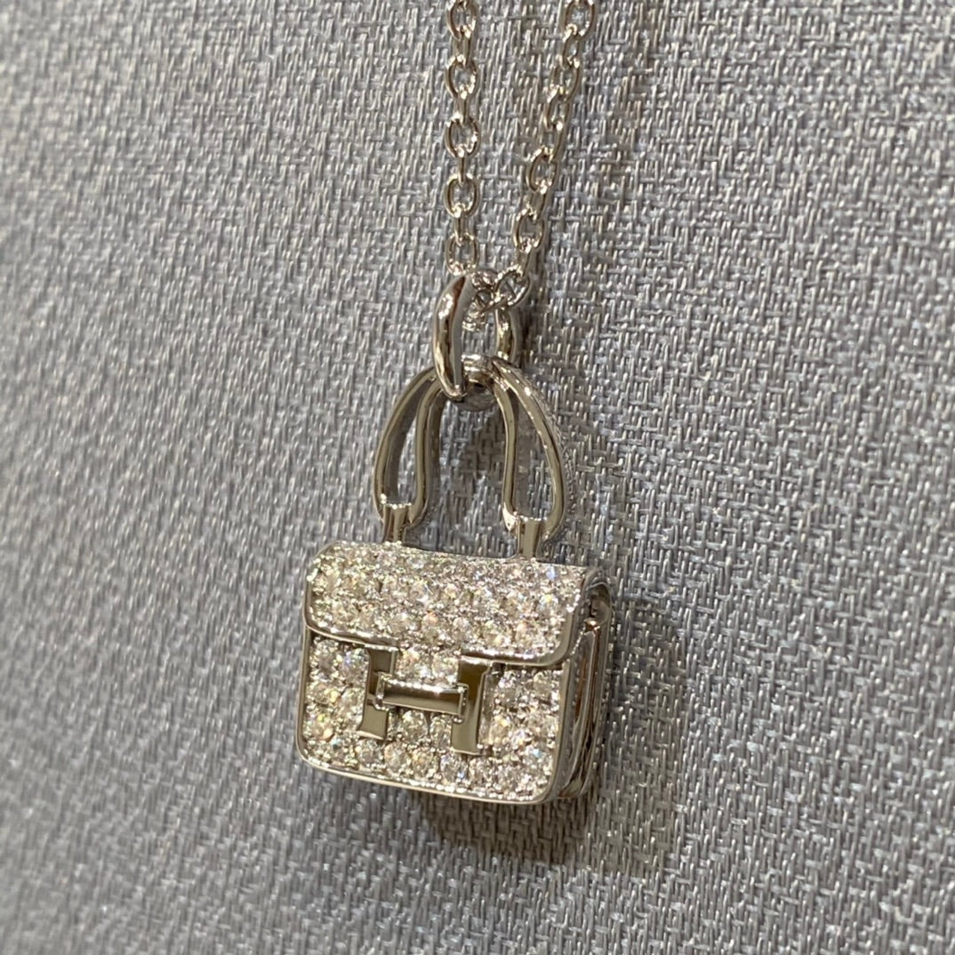 [AURORA]CONSTANCE ANHÄNGER DIAMANT HALSKETTE 