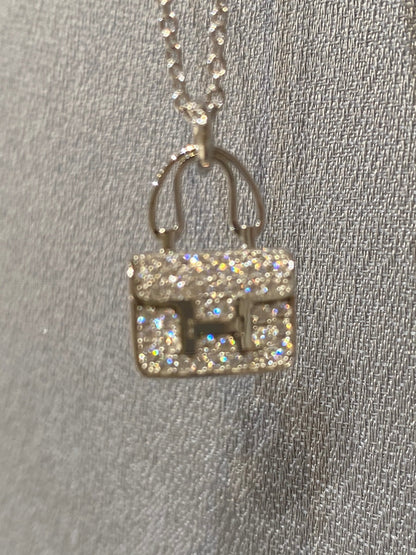 [AURORA]CONSTANCE ANHÄNGER DIAMANT HALSKETTE 