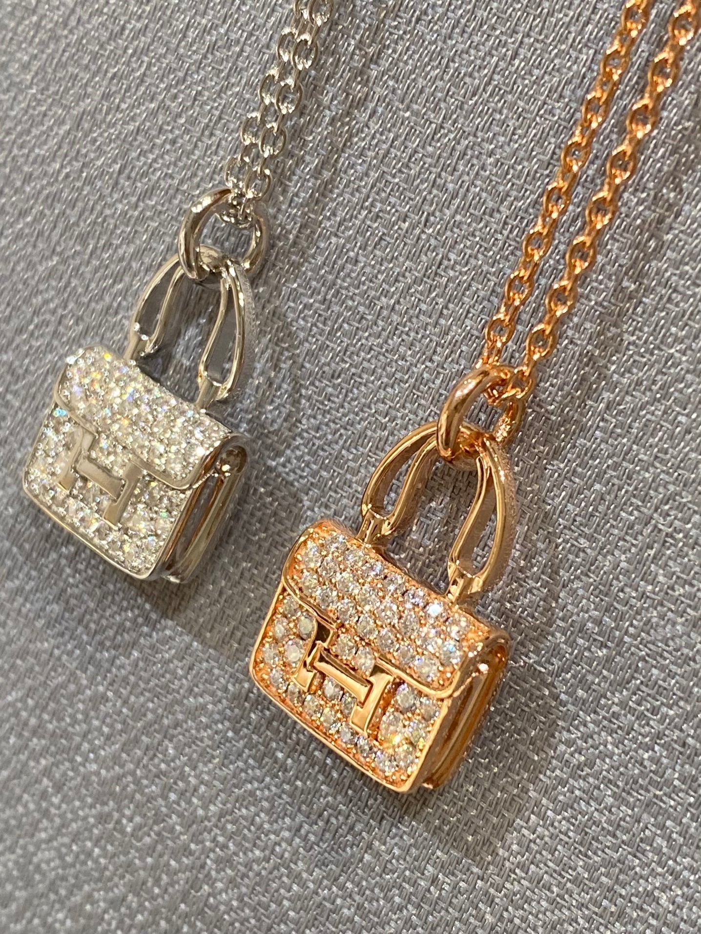 [AURORA]CONSTANCE ANHÄNGER DIAMANT HALSKETTE 