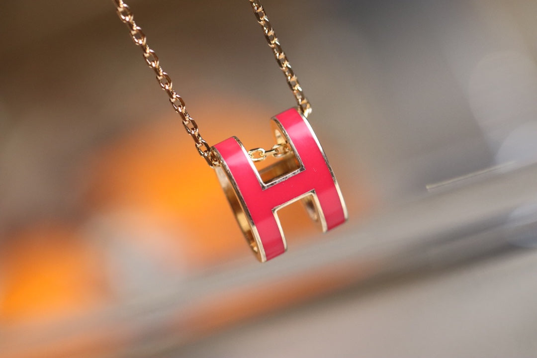 [AURORA]POP H ANHÄNGER ROSA GOLD