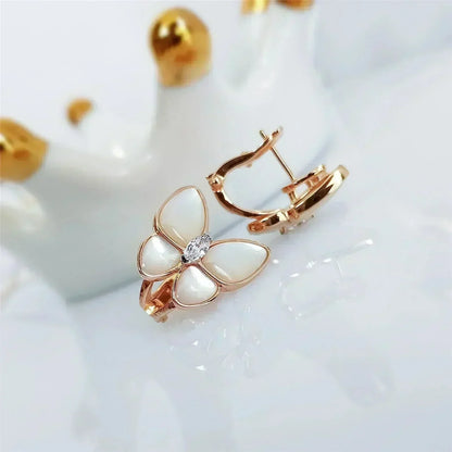 [basloveJW] SCHMETTERLINGS-MOP-DIAMANT-OHRRINGE