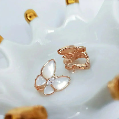 [basloveJW] SCHMETTERLINGS-MOP-DIAMANT-OHRRINGE