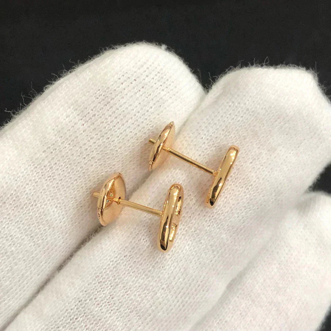 [AURORA]CHAINE SMALL EARRINGS GOLD AND SILVER