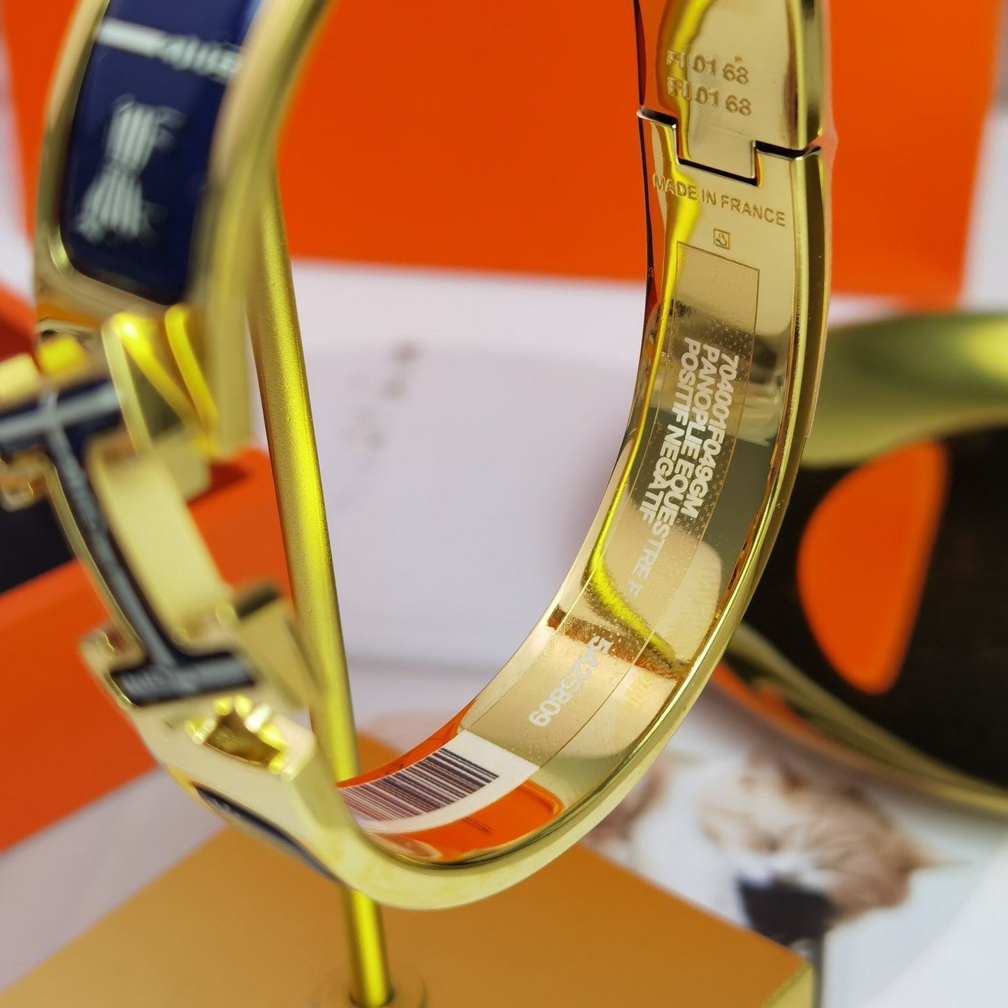 [AURORA]H COUVERTURES DARK BLUE BRACELET