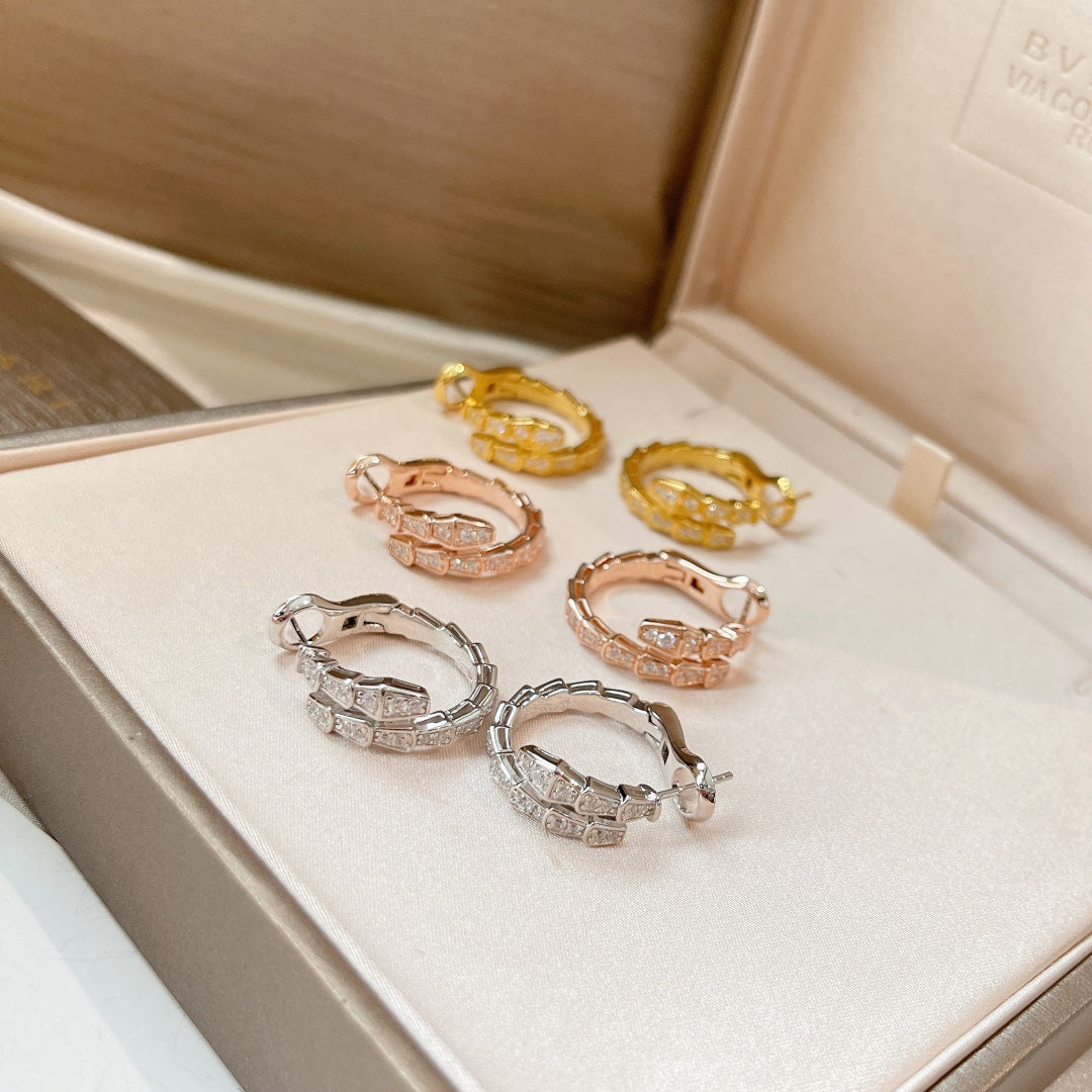 [AURORA]SERPENTI EARRINGS DIAMOND