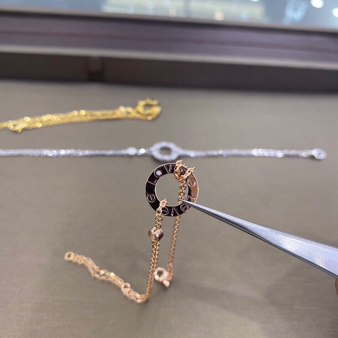 [AURORA]LOVE BRACELET 2 DIAMOND