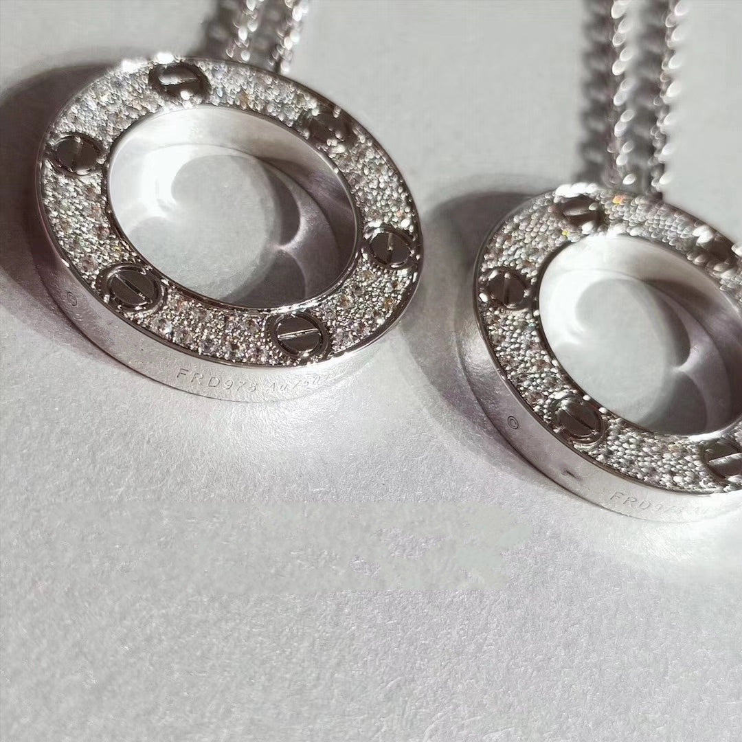 [AURORA]LIEBE HALSKETTE VERSTELLBAR SILBER