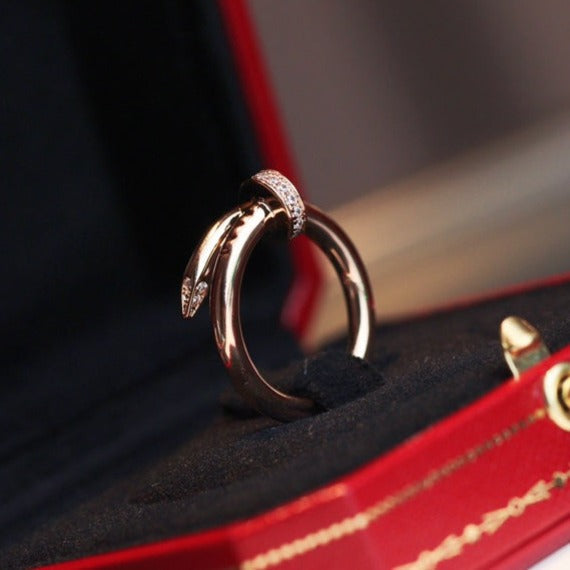 [AURORA]JUSTE RING 2,65 MM ROSA GOLDDIAMANT