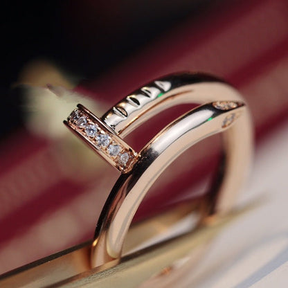 [AURORA]JUSTE RING 2,65 MM ROSA GOLDDIAMANT