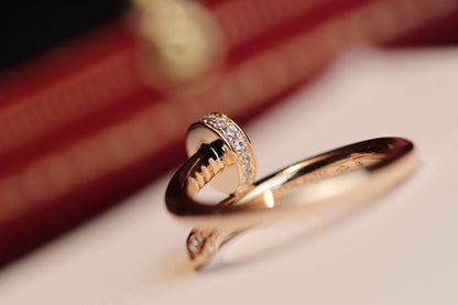 [AURORA]JUSTE RING 2,65 MM ROSA GOLDDIAMANT