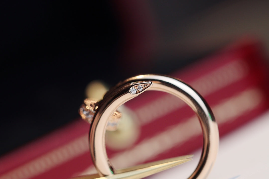 [AURORA]JUSTE RING 2,65 MM ROSA GOLDDIAMANT