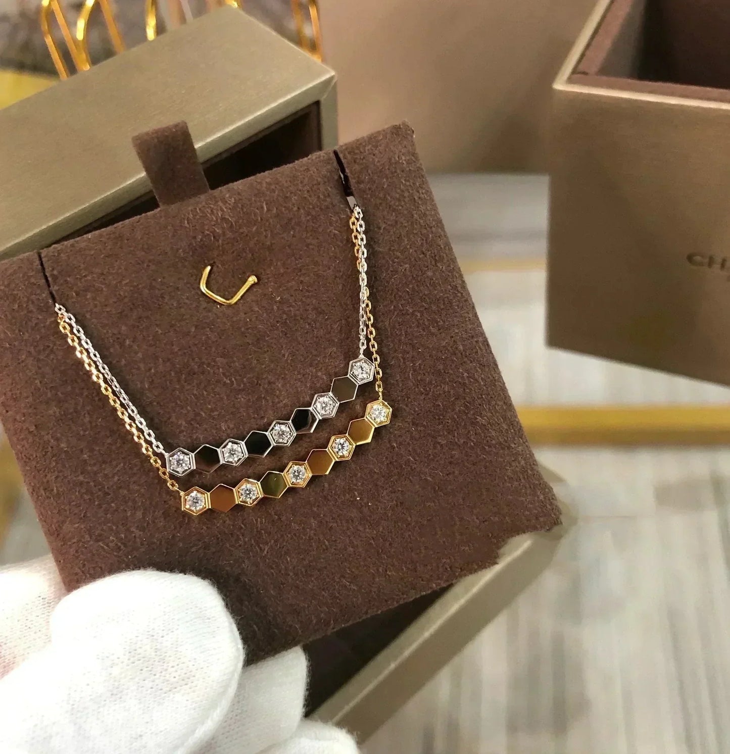 [AURORA]BEE LOVE NECKLACE DIAMOND