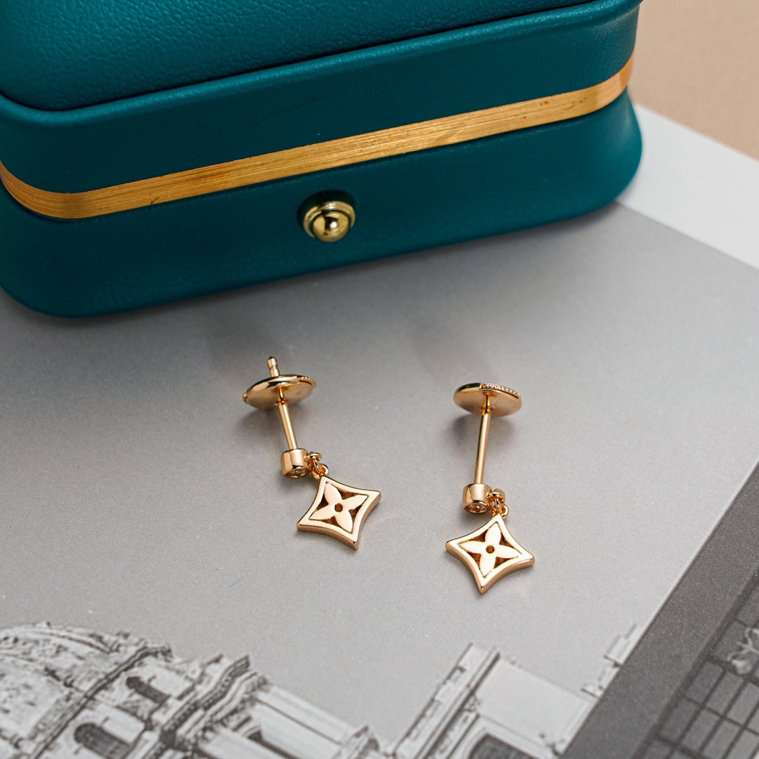 [AURORA]STAR EARRINGS GOLD