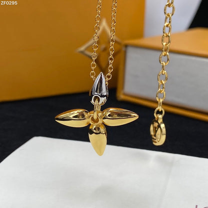 [AURORA]LOUISETTE-PEDANT-GOLD-HALSKETTE