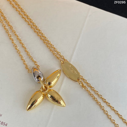 [AURORA]LOUISETTE-PEDANT-GOLD-HALSKETTE