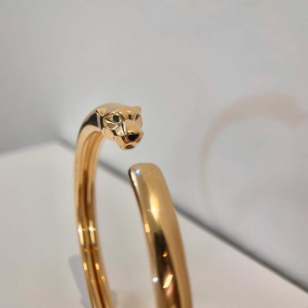 [AURORA]PANTHERE GOLD OPEN BRACELET