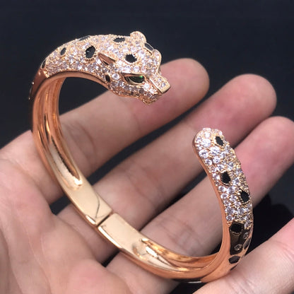 [AURORA]パンテール ビッグブレスレット ダイヤモンド