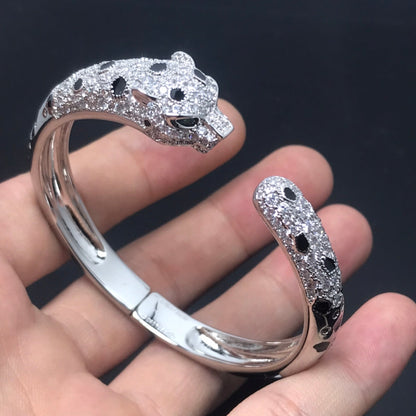 [AURORA]パンテール ビッグブレスレット ダイヤモンド