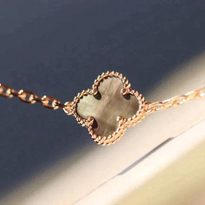 [AURORA]CLOVER 20 MOTIFS LASER DIAMOND NECKLACE