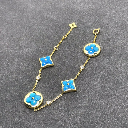 [AURORA]STAR AND SUN TURQUOISE 4 MOTIFS 3 DIAMONDS