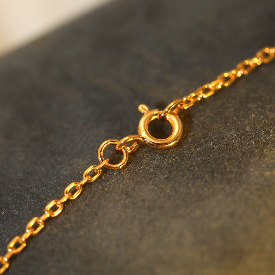 [AURORA]SUN PEDANT PINK GOLD 1 DIAMOND NECKLACE